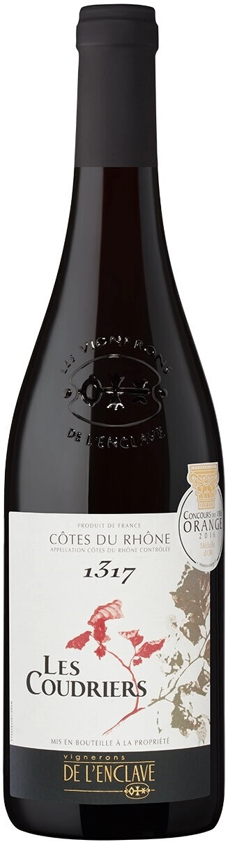 Vin rouge AOC Côte du Rhône 13.5° 75cl