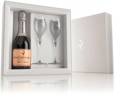※限定※Billecart-Salmon Brut Réserve セット Set Billecart-Salmon, Brut Rose, Coffret with 2 Glasses Billecart