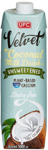 UFC, Velvet Coconut Milk Drink Unsweetened, 1 л