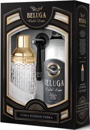 Beluga Gold Line, gift box with shaker, 0.75 L