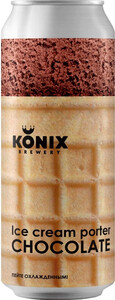 Российское пиво Konix Brewery, Ice Cream Porter Chocolate, in can, 0.45 л