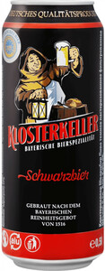 Klosterkeller Schwarzbier, in can, 0.5 л