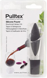 Pulltex, Uranus Wine Stopper & Pourer, Black