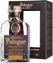 Polugar Single Malt Rye, gift box, 0.7 L