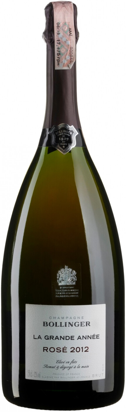 Champagne Bollinger, La Grande Annee Rose Brut AOC, 2012, 1500 ml