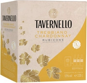 Tavernello Trebbiano–Chardonnay, Rubicone IGT, bag-in-box, 2.25 л