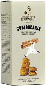 Biscotti Tsoungari, Cooloorakis Cinnamon Biscuits, 120 g