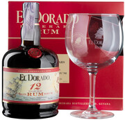 El Dorado 12 Years Old, gift box with glass, 0.7 л