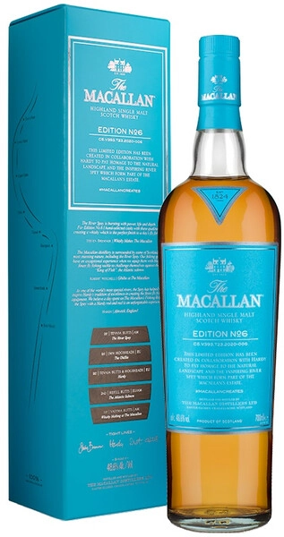 Виски «The Macallan» Edition №6, в подарочной коробке, 0.7 л