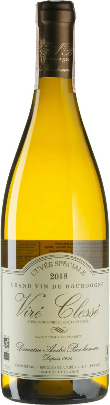 Wine Domaine Andre Bonhomme, Vire-Clesse Cuvee Speciale AOC, 2018