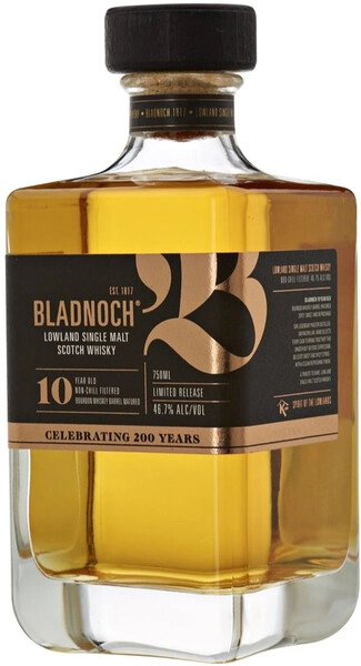 Виски «Bladnoch» 10 Years Old Bourbon Cask, 0.7 л — купить виски