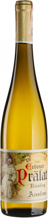 На фото изображение Dr. Loosen, Erdener Pralat Riesling Auslese, 2017, 0.75 L (Др. Лоозен, Эрденер Прелат Рислинг Ауслезе, 2017 объемом 0.75 литра)