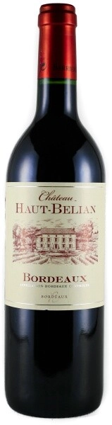 На фото изображение Chateau Haut-Belian Rouge Entre-Deux-Mers AOC 2007, 0.75 L (Шато О-Бельян (Антр-Де-Мер) объемом 0.75 литра)