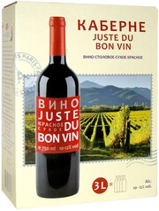 Juste Du Bon Vin Cabernet, bag-in-box, 3 л