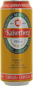 Светлое пиво Kaiserberg Weisse, in can, 0.5 л