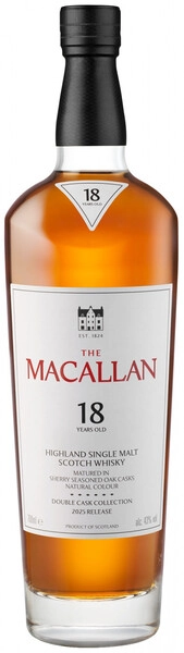 Виски «Macallan» Double Cask 18 Years Old, 0.7 л — купить виски