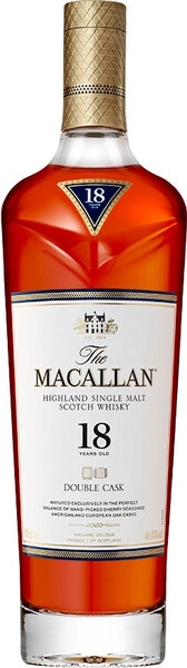 ウイスキー The Macallan 18 Years Old Double Cask Виски «Macallan» Double Cask 18 Years Old, 0.7 л — купить виски