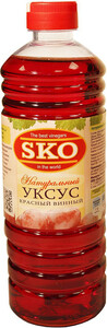 SKO Natural Red Wine Vinegar, PET, 0.5 л