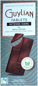 Guylian, Dark Chocolate, No Sugar, 100 g