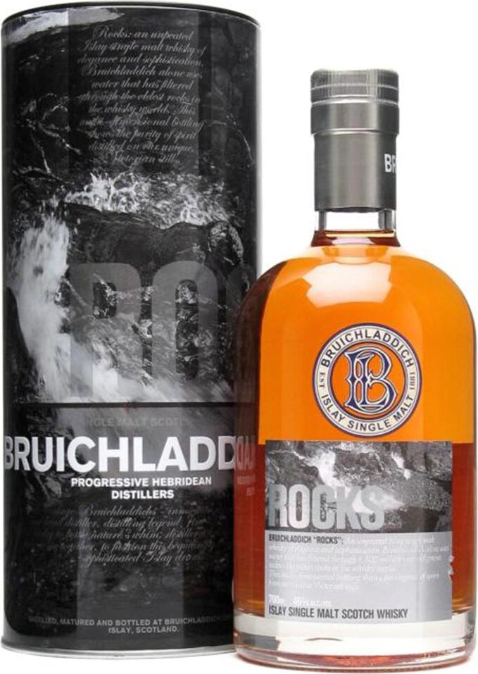 Whisky Bruichladdich, Rocks, in tube, 700 ml Bruichladdich, Rocks