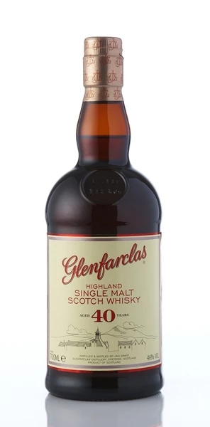 Glenfarclas 40年 シングルモルトウイスキー空箱 Виски Glenfarclas 40 years, в тубе, 0.7 л — купить виски