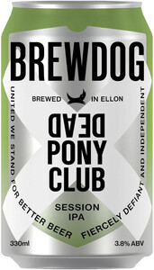 Шотландское пиво BrewDog, Dead Pony Club, in can, 0.33 л
