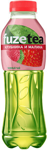 Fuzetea Green Tea Strawberry-Raspberry, PET, 0.5 L