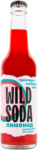WildSoda Grapefruit-Strawberry-Mint, 0.33 л