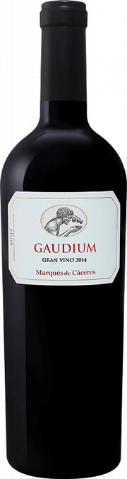 Premium signature Rioja wine GAUDIUM Marqués de Cáceres