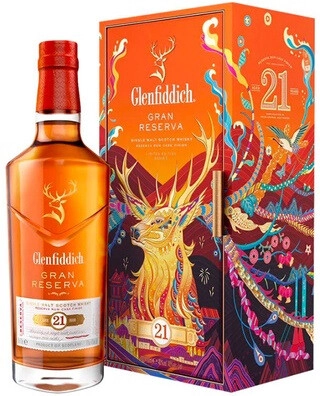 Виски «Glenfiddich» 21 Years Old, в подарочной коробке, 0.7 л