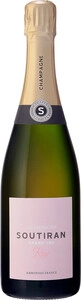 Розовое шампанское Soutiran, Grand Cru Brut Rose, Champagne AOC