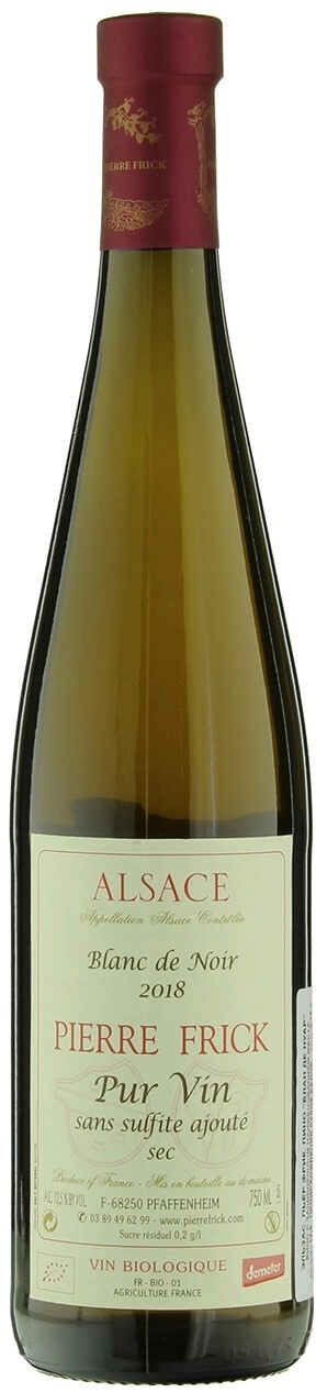 Wine Pierre Frick Pinot Blanc de Noir Alsace AOC 2018 750 ml