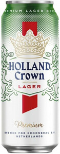 Светлое пиво Holland Crown Premium, in can, 0.5 л