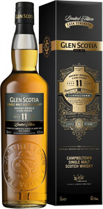 Виски Glen Scotia 11 Years, Sherry Double Cask Finish, gift box, 0.7 л