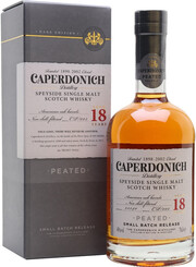 Caperdonich Peated 18 Years Old, gift box, 0.7 L