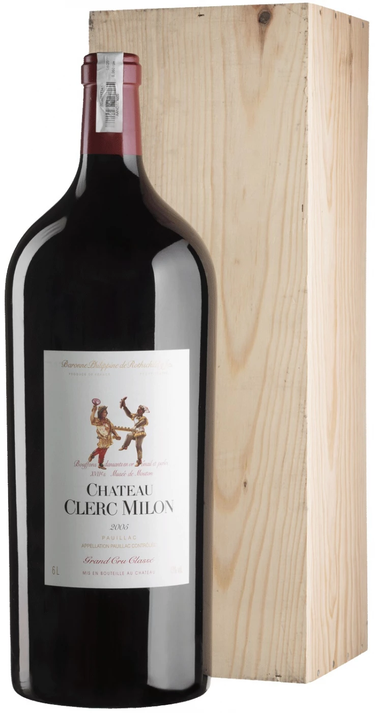 Wine Chateau Clerc Milon, Grand Cru Classe Pauillac AOC, 2005