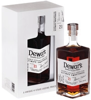 Dewars, 21 Years Old, gift box, 0.5 L