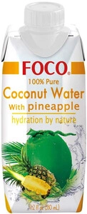 FOCO Coconut Water with Pineapple, 0.33 л