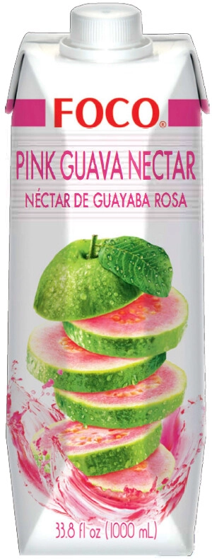 Сок FOCO Pink Guava Nectar, 1 л — купить сок ФОКО Нектар Розовой Гуавы,  1000 мл – цена 180 руб, отзывы в Winestyle