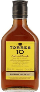 Испанский бренди Torres 10 Gran Reserva, 200 мл