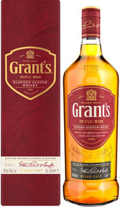 Виски Grants Triple Wood 3 Years Old, gift box, 4.5 л