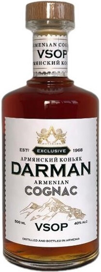 Cognac Darman VSOP, 500 ml Darman VSOP – price, reviews