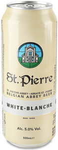 Пиво St. Pierre Blanche, in can, 0.5 л