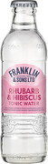 Franklin & Sons, Rhubarb with Hibiscus Tonic, 200 мл