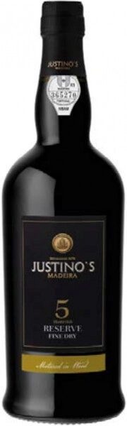 JUSTINO'S MADEIRA テラントゥーズ オールドリザーブ 750ml Вино сухое Жустино'с Мадейра Вайнс, «Резерв» Файн Драй 5 лет