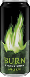 Burn Apple-Kiwi Energy Drink, in can, 0.449 л