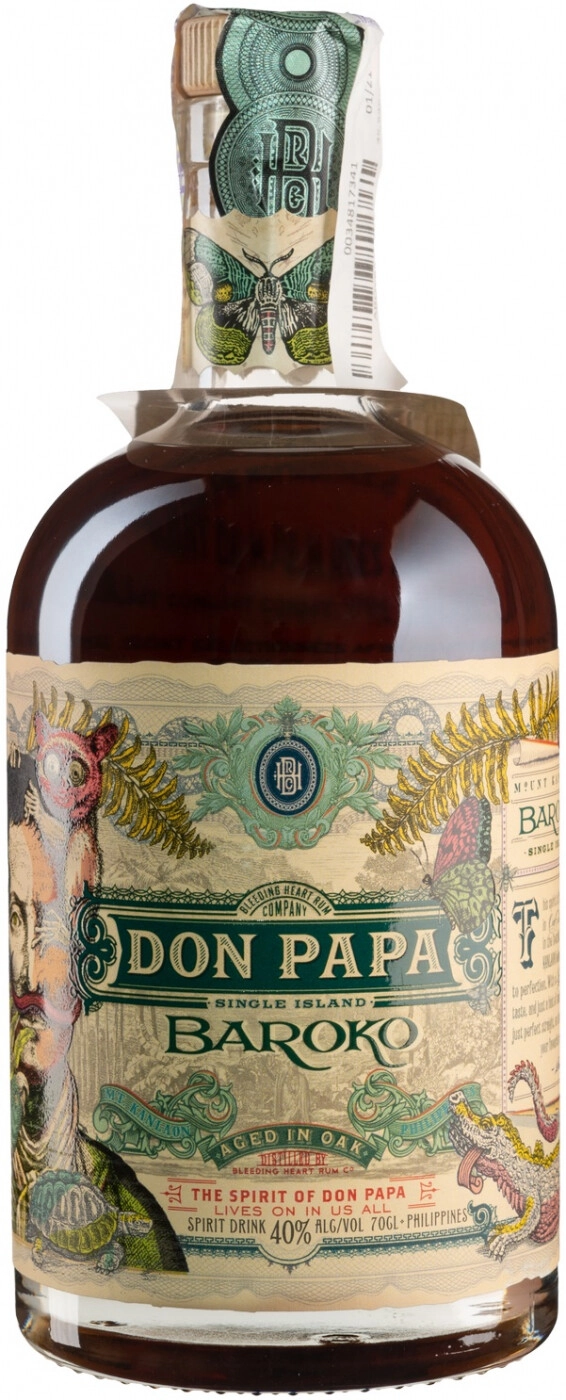 Rum Don Papa 700 Papa Baroko, Baroko Don reviews price, – ml