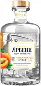 Водка к соленьям Арбени Абрикосовая, 0.5 л