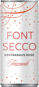 Font Secco Kekfrankos Rose Frizzante, 2020, in can, 250 ml