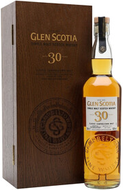 Виски Glen Scotia 30 Years Old, wooden box, 0.7 л